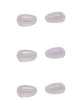 NicelyFit clear nose pads for Oakley Keel OX3122 provide comfortable silicone replacement.