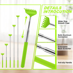 NICEMOVIC back scratcher extendable length 8 to 27 inches for flexible use