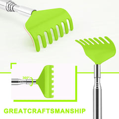 NICEMOVIC back scratcher stainless steel build for durable long-lasting use
