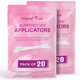 Nieteyrue disposable vaginal applicators, individually wrapped for clean, convenient use.