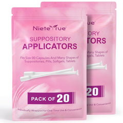 Nieteyrue disposable vaginal applicators, individually wrapped for clean, convenient use.