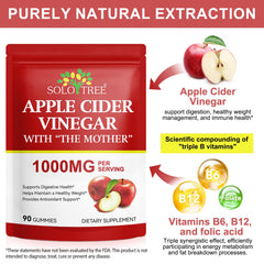 NIFEISHI ACV Gummies label closeup—Mother and 1000mg ACV highlighted.