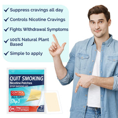 NIFEISHI Quit Patch Step 2 14mg easing cravings for continued progress.