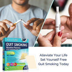 NIFEISHI quit smoking patch on clean, dry skin for daily wear comfort