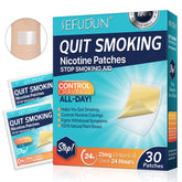 NIFEISHI quit-smoking-patches pack front view showing 30 patches for gradual quitting.