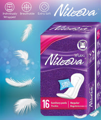 Nileeva Care Maxi pad anti-leak core keeps you dry throughout the day.