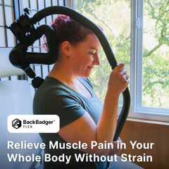 BackBadger Flex extended reach allows easier access to hard-to-reach areas.
