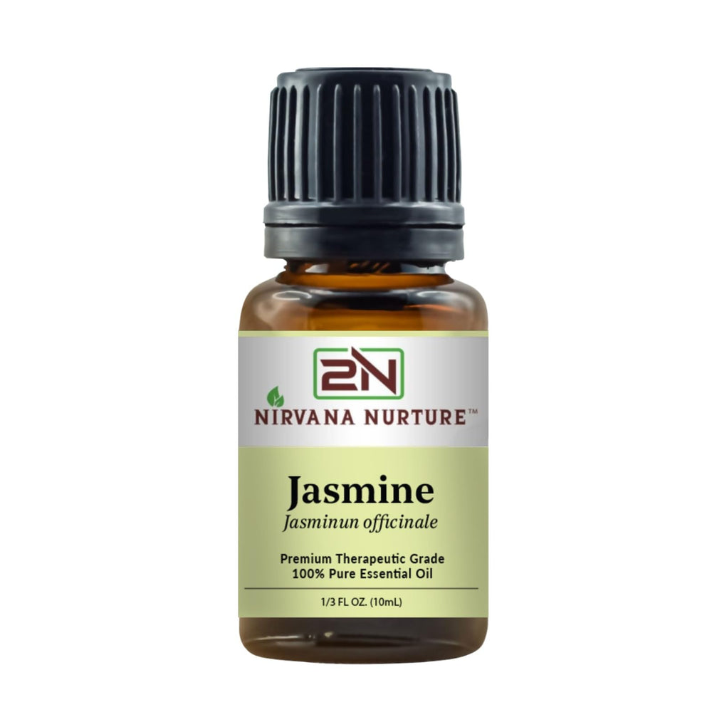 Nirvana Nurture Jasmine Oil bottle pour for soothing ambience