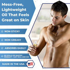 Nirvanta lightweight formula shown without greasy residue for daily wear.