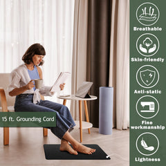 NIULAFR computer desk mat provides comfortable surface for long work sessions
