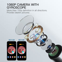NIUQICT ear camera ios android compat for easy viewing