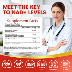 NIUSISE NAD+ liquid pouring demonstrates convenient daily use