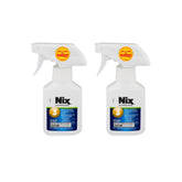 Nix Lice & Bed Bug Killing Spray on bedding for odor-free treatment.