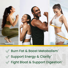 Nobi Nutrition Green Tea Fat Burner Gummies packaging front showing the blend.