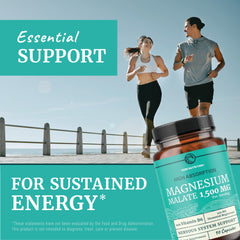 Nobi Nutrition Magnesium Malate 1500mg packaging box on display