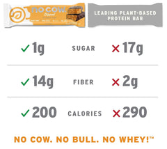 No Cow bars on-the-go snack ready for gym or commute.