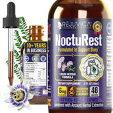 NoctuRest bottle pour illustrating fast-acting sleep support.