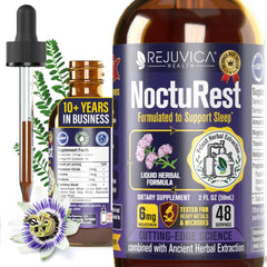 NoctuRest bottle pour illustrating fast-acting sleep support.