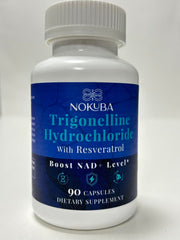 Nokuba NAD Support capsules in hand showing convenient one-a-day dose