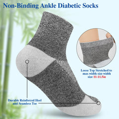 NOLUNT Nonlut diabetic socks in white for breathable all-day comfort