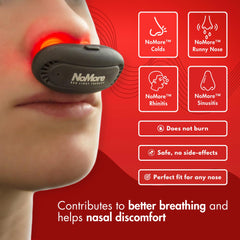 NoMore Original nose device compact travel-friendly design for on-the-go relief.