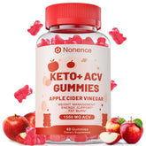 Nonencen Apple Cider Vinegar Gummies bottle front for easy keto wellness.