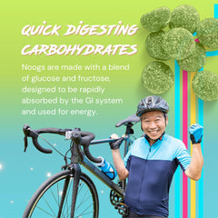 Wicked Apple flavor chews with electrolyte blend for sustained activity