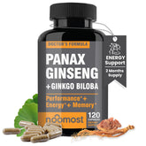 NooMost authentic Korean red ginseng bottle supports energy and focus