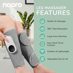 Nooro 3-in-1 Leg Massager calf stimulation technology engages calves for comfort