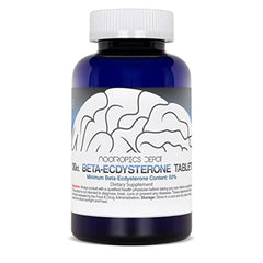 Nootropics Depot Beta-Ecdysterone bottle presented on clean white surface