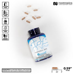 Nootropics Depot Sensoril Ashwagandha bottle on white background for clarity.