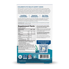 Front view of Nordic Naturals Eye Health Gummies bottle highlighting non-GMO and purity.
