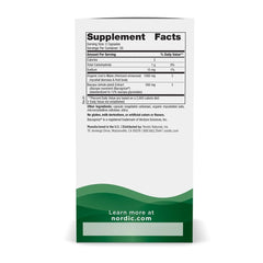Cognition Mushroom Complex label close-up highlighting vegan and non-GMO traits