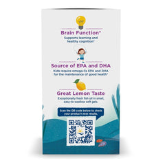 Nordic Naturals Complete Omega Jr. Lemon flavor and easy-taste experience for kids
