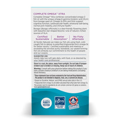 Nordic Naturals Complete Omega Xtra soft gels pour shows lemon-flavored capsules for easy dosing