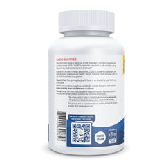 Nordic Naturals CoQ10 Gummies packaging box; vegan, non-GMO formula.