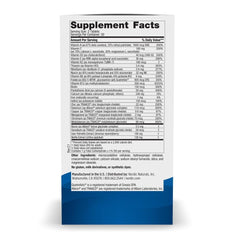 Close-up of Nordic Naturals Men’s Multivitamin tablets, chelated minerals for better absorption
