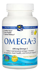 Nordic Naturals Omega-3 non-GMO packaging indicating purity