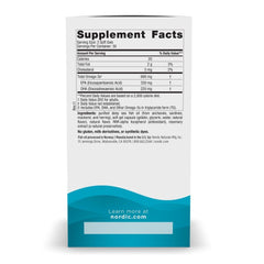 Nordic Naturals Omega-3 soft gels close-up highlighting easy swallowing