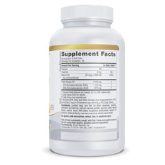 Nordic Naturals ProOmega 2000-D lemon soft gels close-up for heart and brain support.