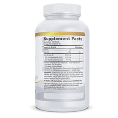 Nordic Naturals ProOmega 2000 lemon softgels pour, easy daily intake with minimal aftertaste.