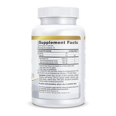 Nordic Naturals ProOmega high-potency EPA and DHA label close-up, essential omega-3 content.