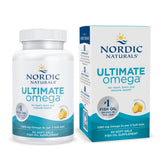 Nordic Naturals Ultimate Omega lemon bottle may support daily heart and brain health