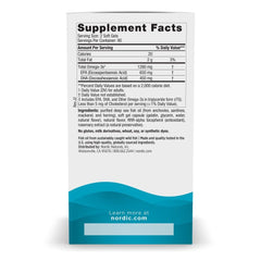 Nordic Naturals Ultimate Omega lemon soft gels close-up showing bright lemon flavor.