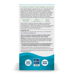 Nordic Naturals Ultimate Omega Plant-Based D3+K2 packaging highlights vitamin support