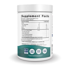 Nordic Naturals unflavored prebiotic powder scoop for simple mixing in drinks