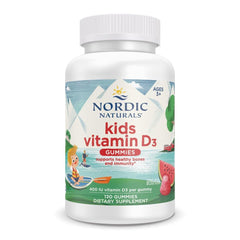 Nordic Naturals Vitamin D3 Gummies Kids bottle with Wild Watermelon Splash for immune support