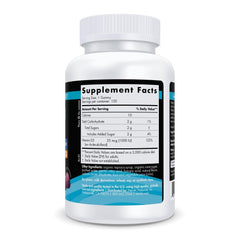 Nordic Naturals Vitamin D3 Gummies Sport back label detailing ingredients and nutrition