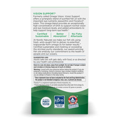 Nordic Naturals Zeaxanthin Lutein label view highlights eye health nutrients