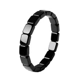 NORLSO hematite bracelet close-up showing natural texture for bold daily wear
